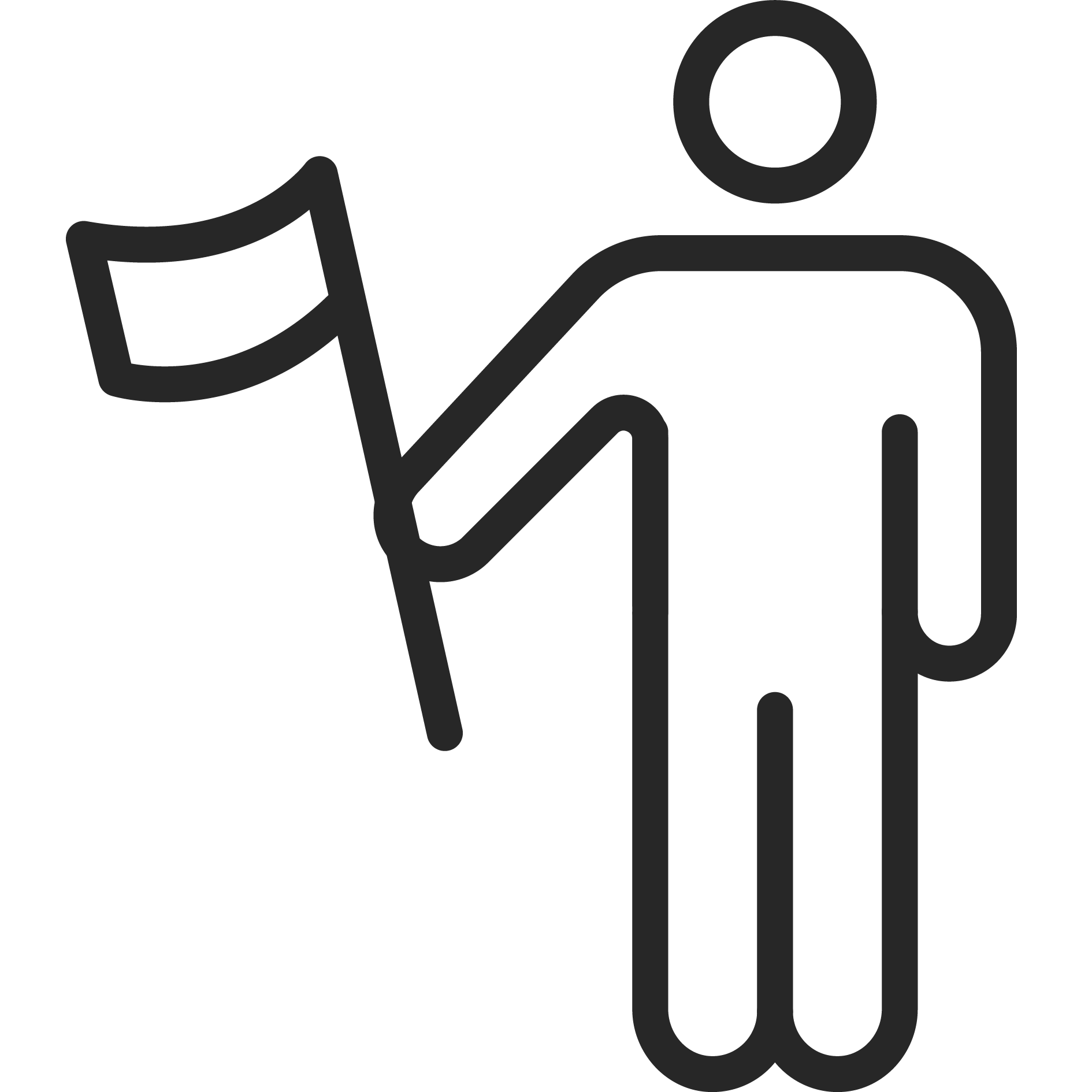 Support to map out and follow up on your career journey Icon