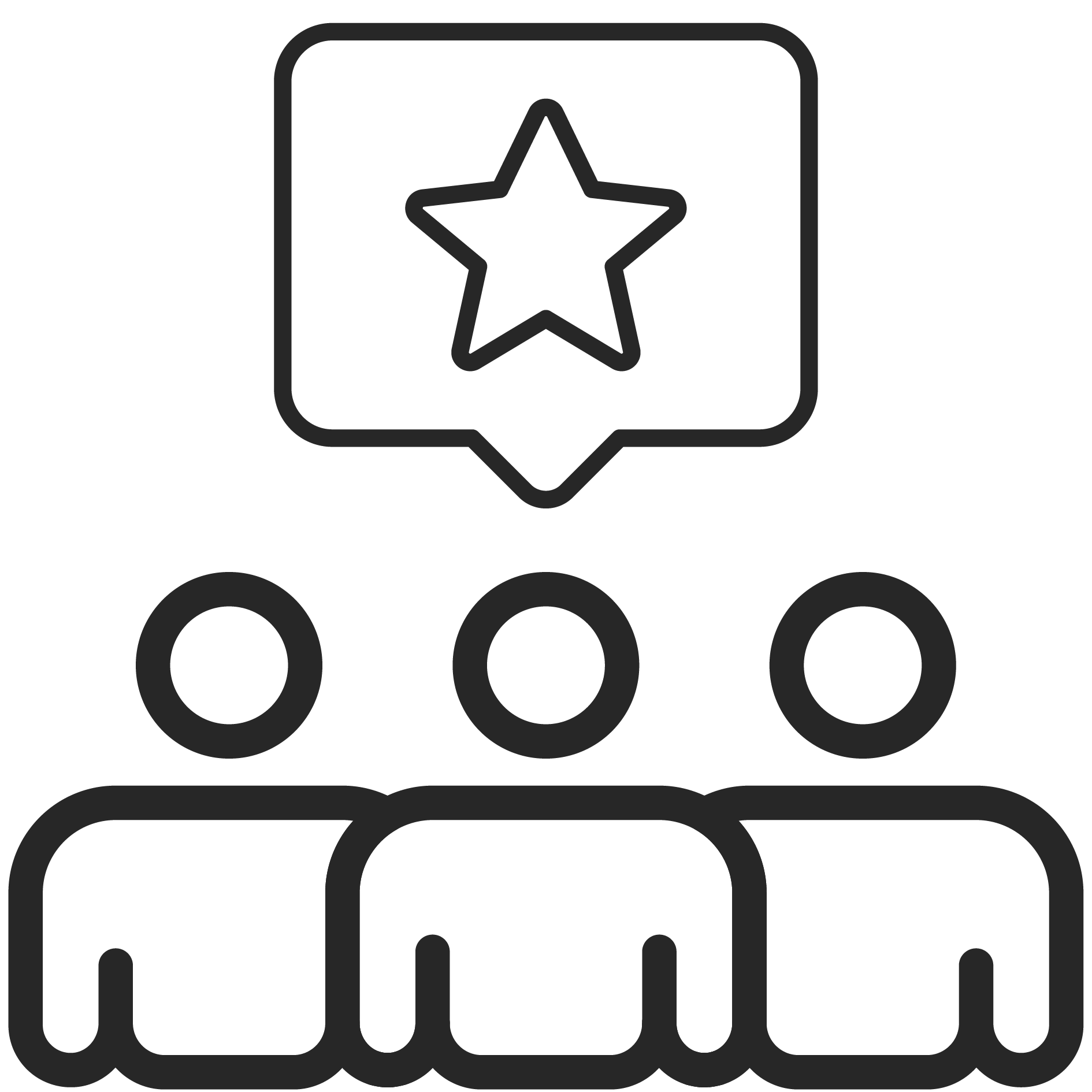 95% workplace happiness from previously placed candidates Icon